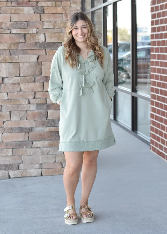 Sage Bows Dress