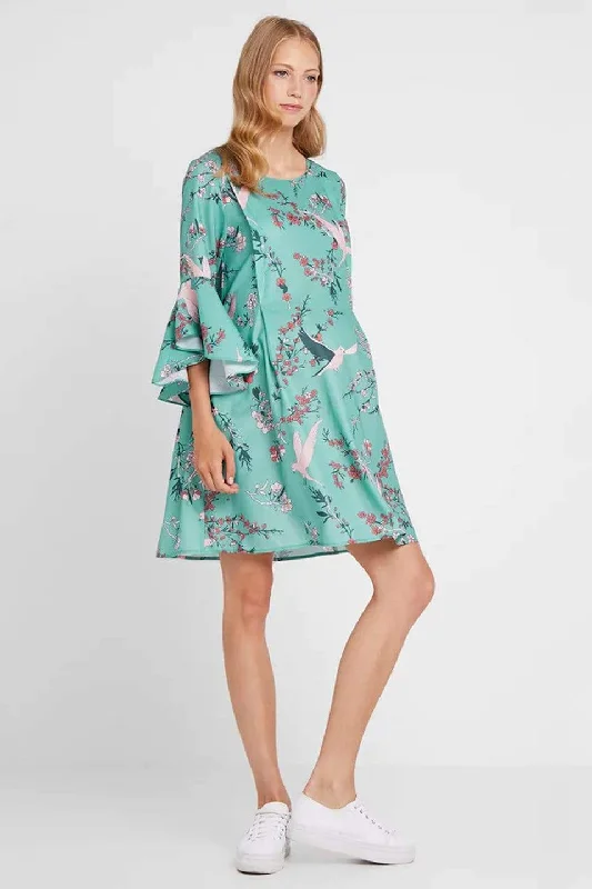 Corisande Nursing Dress Ceramic Print