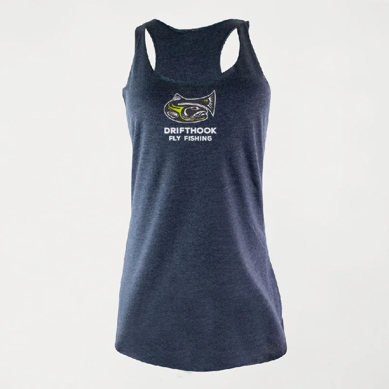 Drifthook - Women's Racerback Tank - Vintage Navy