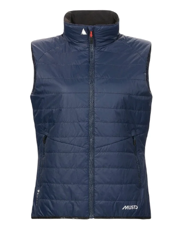 Musto Womens Primaloft Vest Distressed Denim Vest