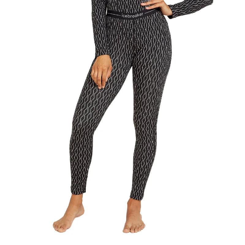 Icebreaker 260 Vertex Womens Leggings On-Piste Lightweight Knit Shirt